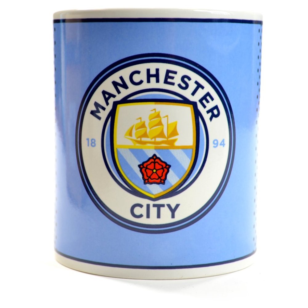 Manchester City Blue and White Crest FC Mug